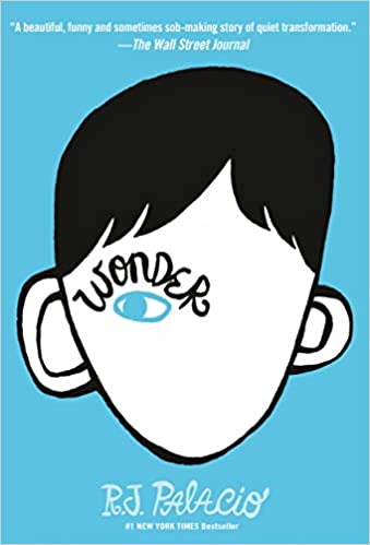 Book cover of Wonder by RJ Palacio